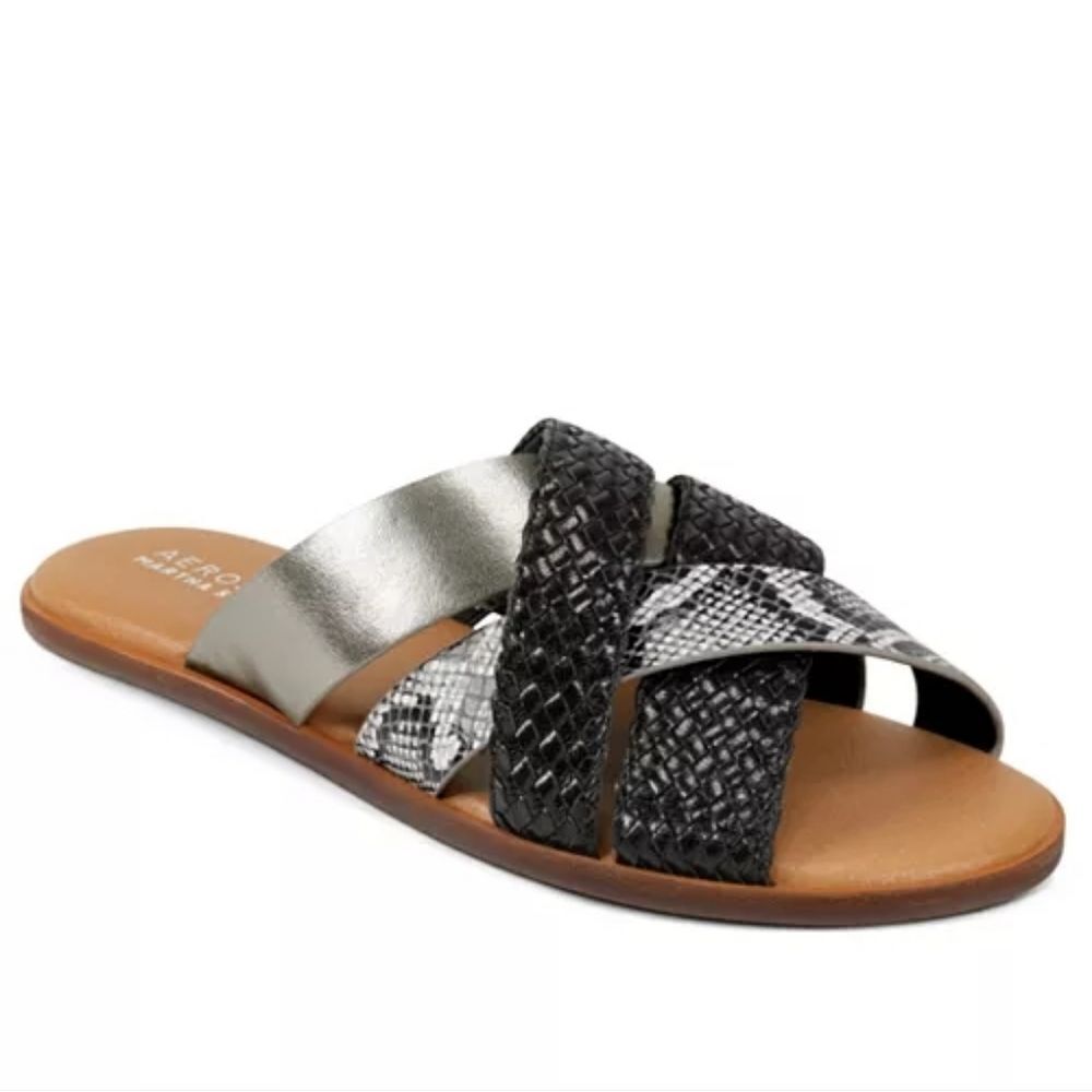 (13-4316) AerosolesMartha Stewart Sandra Slip On Sandals Sz 5.5